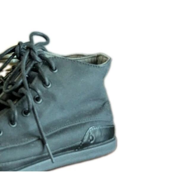 Olukai Nalukai Kapa Boots Men 9.5 Ankle Canvas Lace Up Black Shoes High Top main image 12